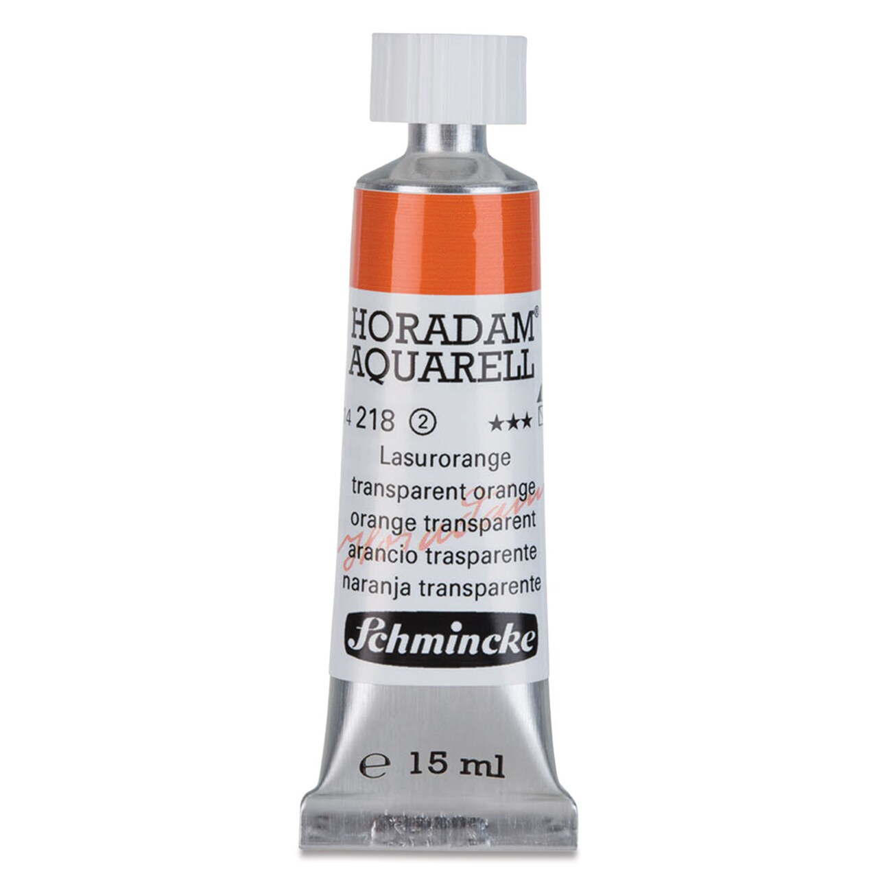 Schmincke Horadam Aquarell Watercolor - Transparent Orange, 15 ml tube